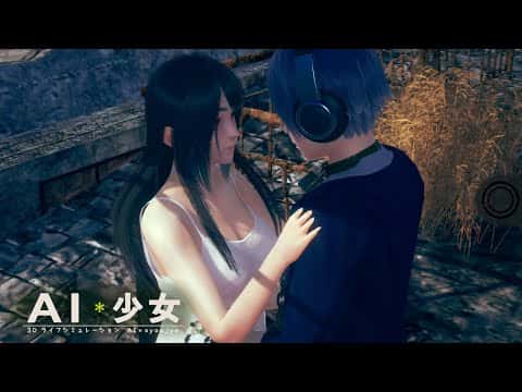 AI少女插画